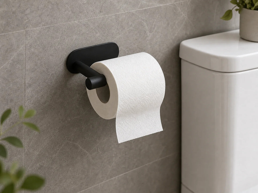 Adhesive Paper Roll Holder