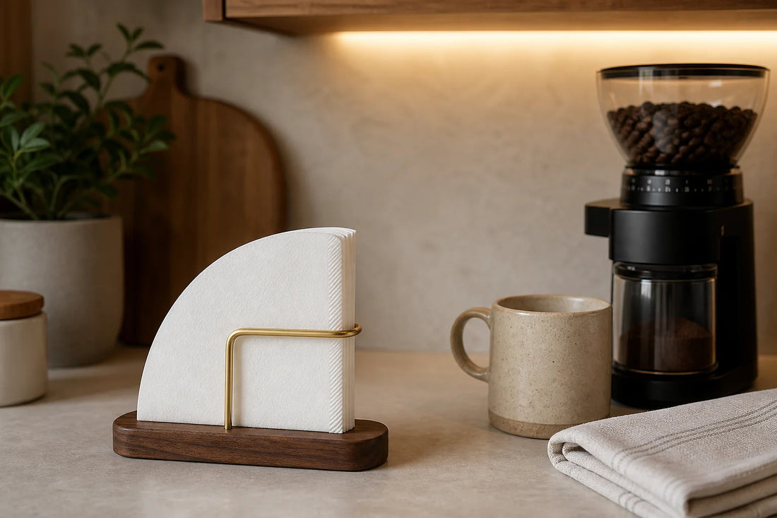 Wood Coffee Filter Holder