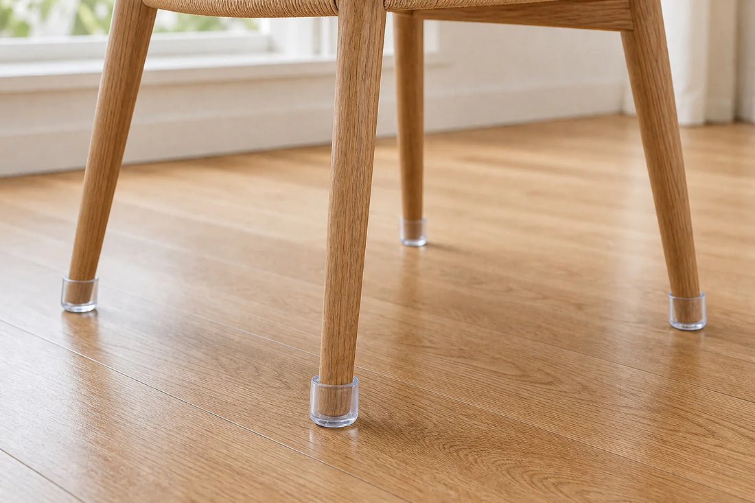 Clear Round Chair Leg Floor Protectors