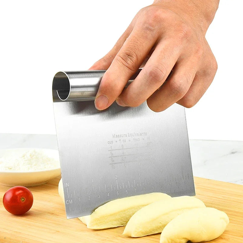 Stainless Steel Bench Scraper - 15 cm