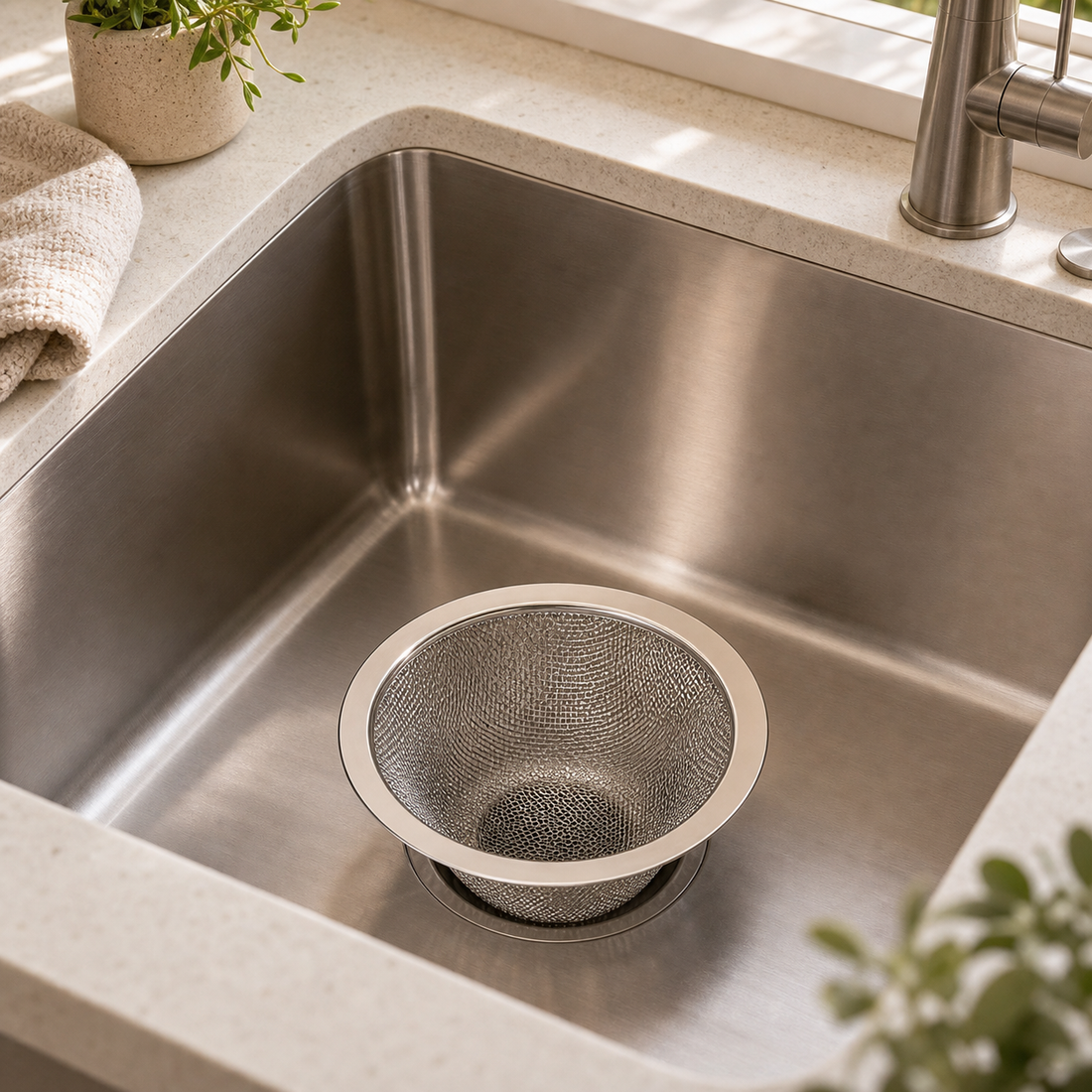 Stainless Steel Sink Drain Strainers