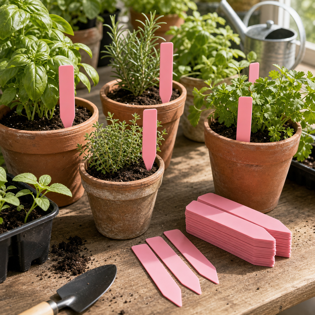 Straight Plant Labels - 100 Piece Set