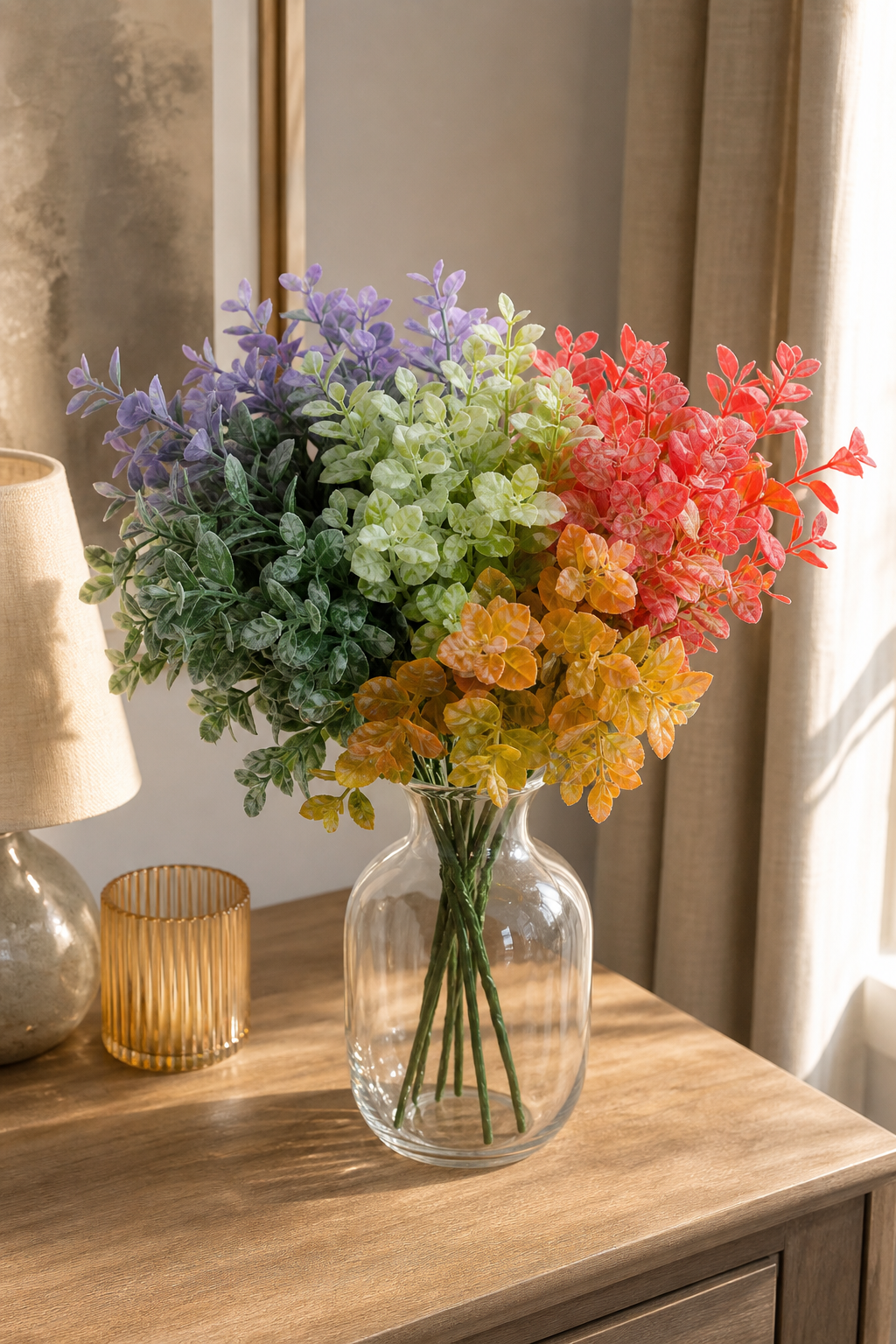 Artificial Plants — Rainbow Eucalyptus Bouquet