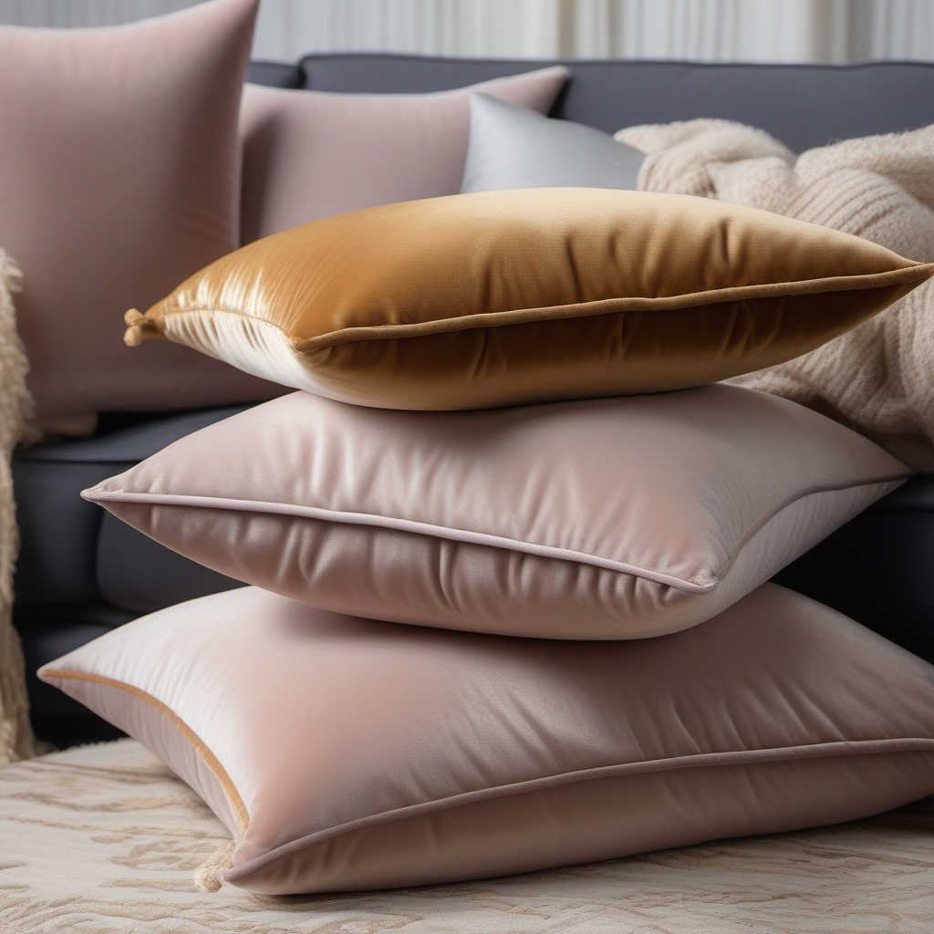 Cozy Haven Cozy Haven Velvet Throw Pillow Covers Set - 4 Pack Luxury Square Cushion Cases 18x18 Inch - Bedroom product image