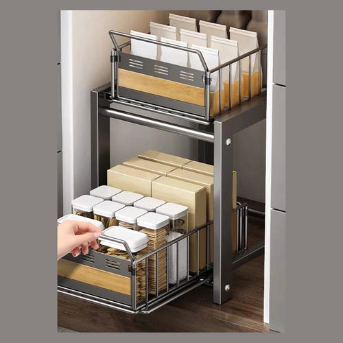 Cozy Haven 2-Tier Bamboo Dish Drying Rack supplier reference 1 pc