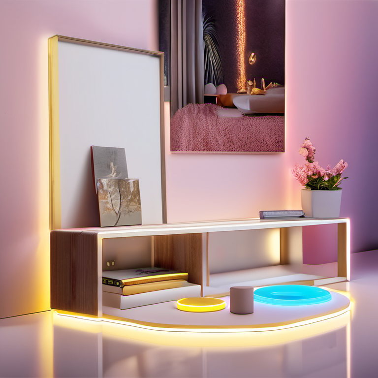 Cozy Haven lifestyle image for Cozy Haven Smart WiFi LED Strip Lights - 32 Foot Music Sync Color Changing Room Lighting - Bedroom & Home