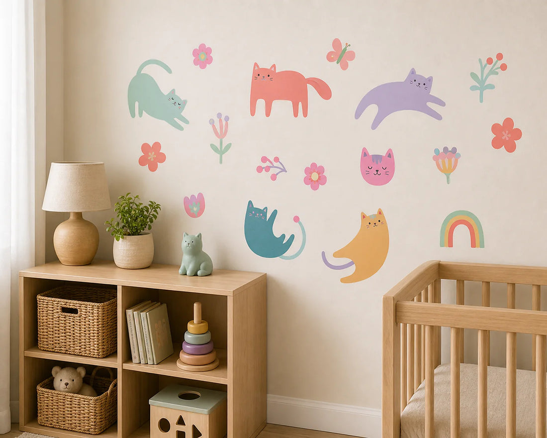 Cozy Haven Removable Nursery Wall Decal Sheets