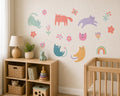 Cozy Haven Removable Nursery Wall Decal Sheets - Cat Decals - 1 Sheet