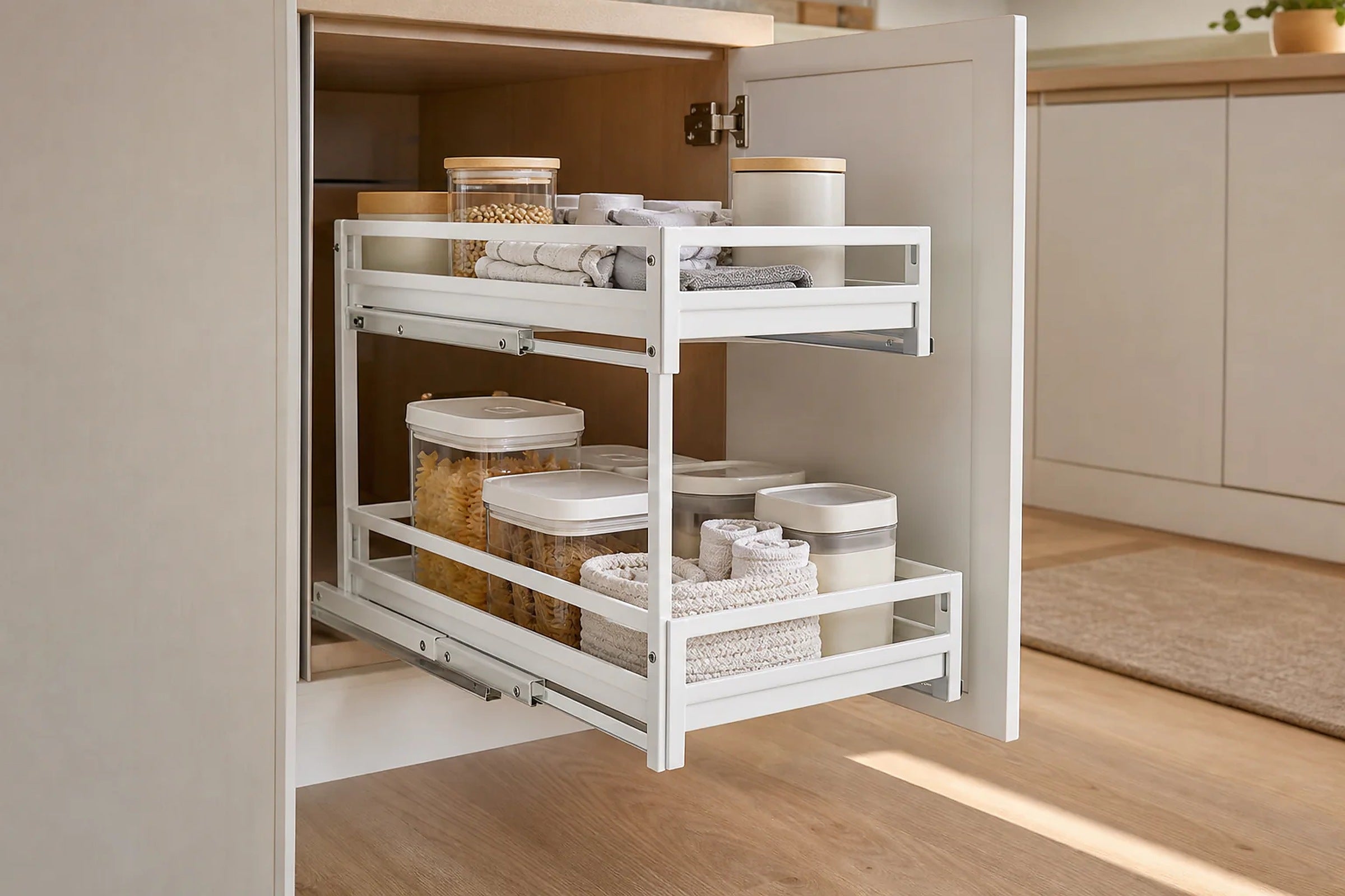 Cozy Haven Pull-Out 2-Tier Under-Sink Organizer lifestyle image 4