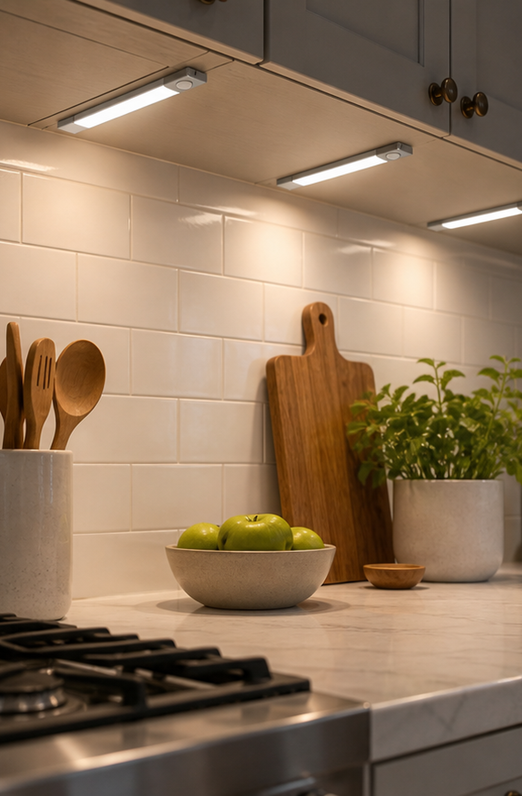 Cozy Haven LED Under Cabinet Lighting Kit lifestyle image 4