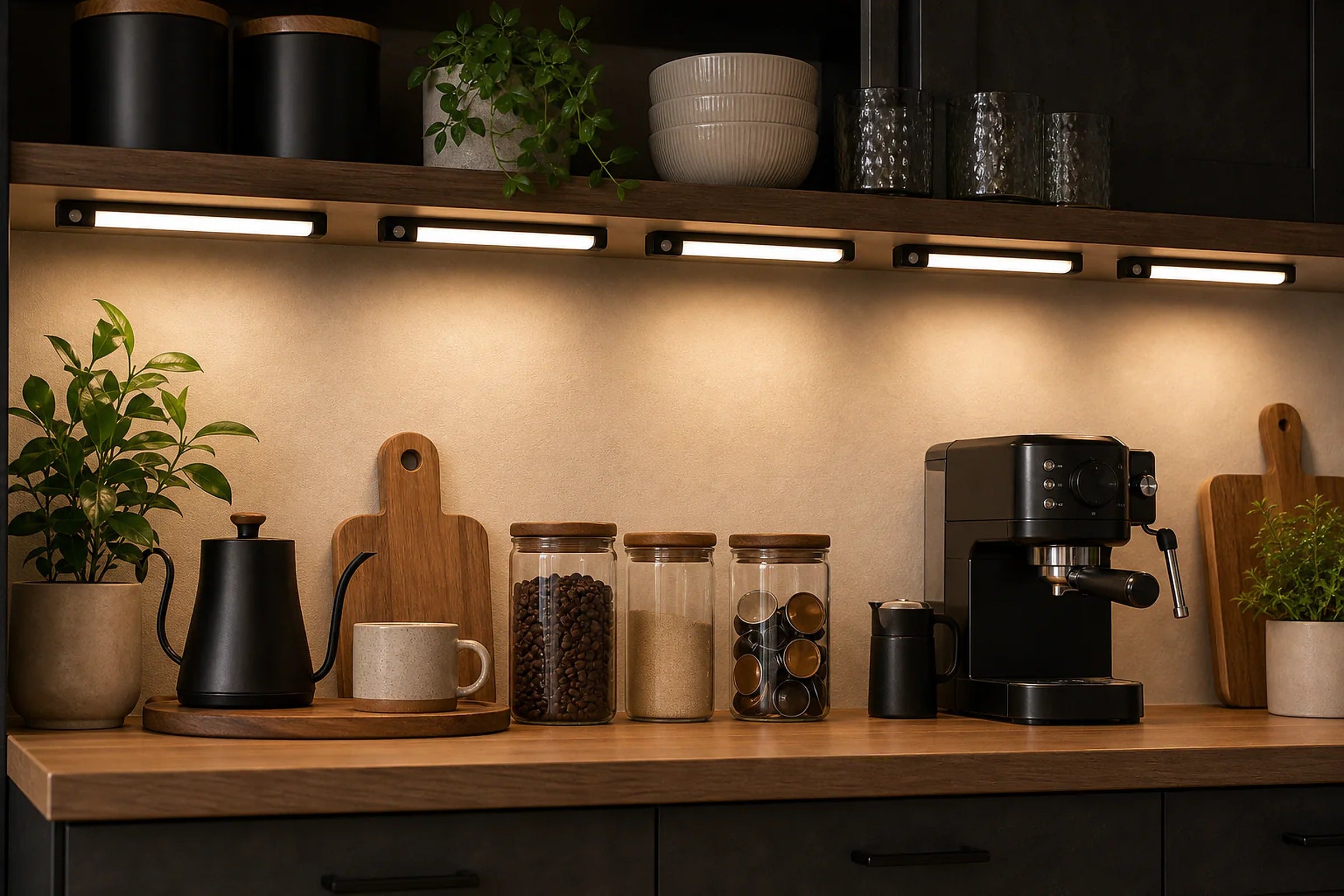 Cozy Haven LED Under Cabinet Lighting Kit lifestyle image 3