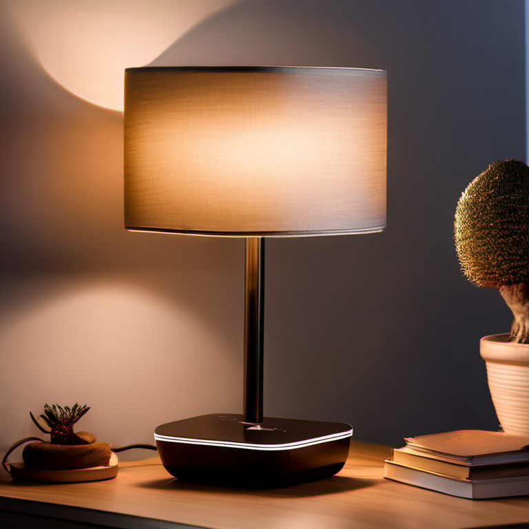 Cozy Haven bedside glow lifestyle image for Cozy Haven Smart Touch Bedside Table Lamp - Dimmable LED Night Light with Wireless Phone Charging Base - Bedroom & Home