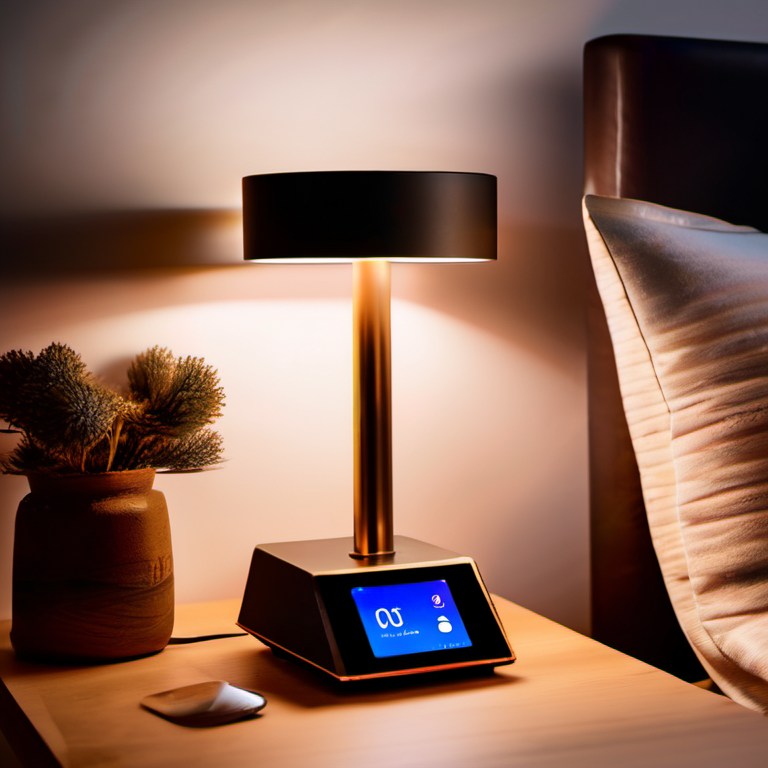 Cozy Haven entryway accent lifestyle image for Cozy Haven Smart Touch Bedside Table Lamp - Dimmable LED Night Light with Wireless Phone Charging Base - Bedroom & Home