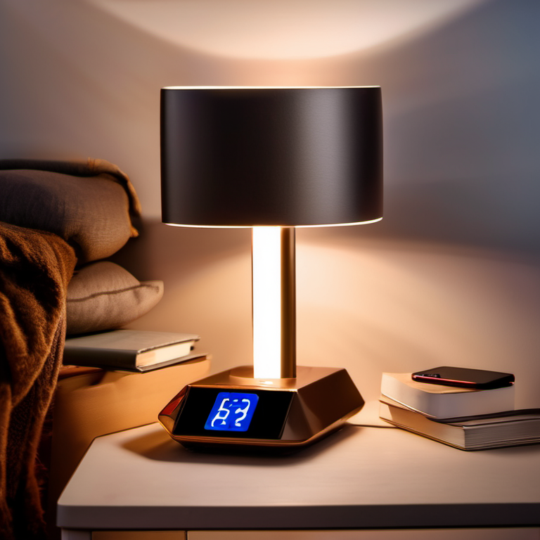 Cozy Haven reading corner lifestyle image for Cozy Haven Smart Touch Bedside Table Lamp - Dimmable LED Night Light with Wireless Phone Charging Base - Bedroom & Home
