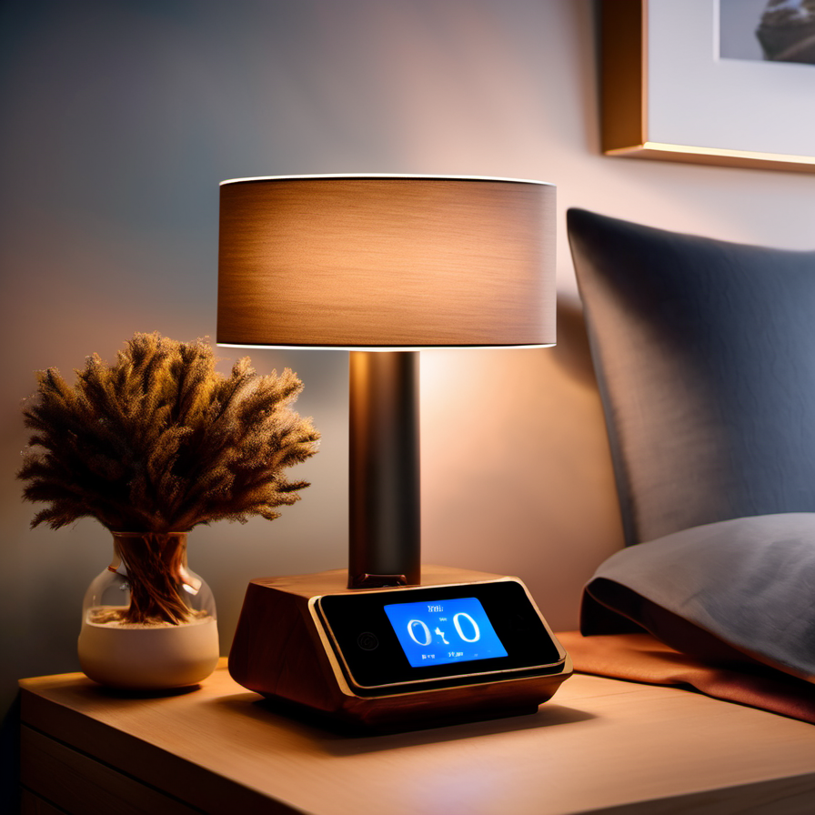 Cozy Haven lifestyle image for Cozy Haven Smart Touch Bedside Table Lamp - Dimmable LED Night Light with Wireless Phone Charging Base - Bedroom & Home