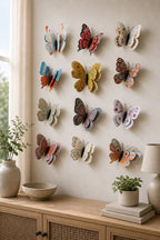 Cozy Haven 12-Piece 3D Butterfly Wall Decor Set - Chinoiserie