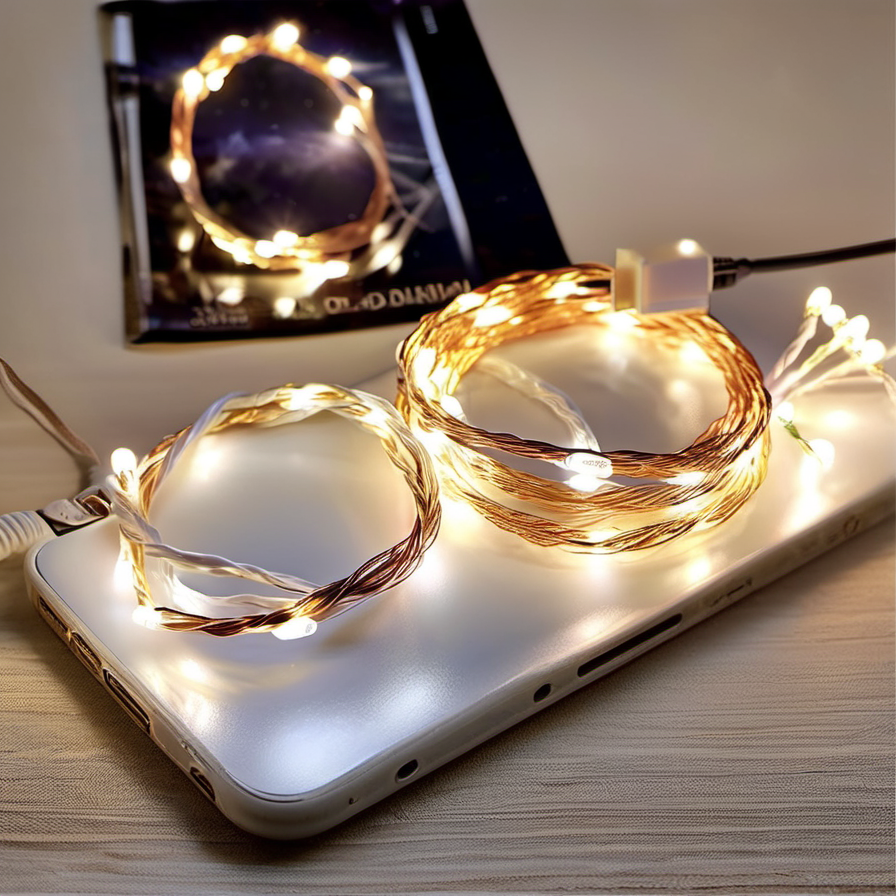 Cozy Haven lifestyle image for Cozy Haven USB LED String Lights - Waterproof Copper Wire Fairy Lights for Party and Wedding