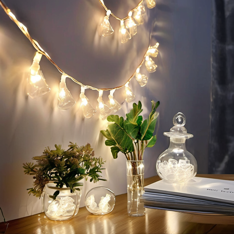 Cozy Haven lifestyle image for Cozy Haven USB LED String Lights - Waterproof Copper Wire Fairy Lights for Party and Wedding