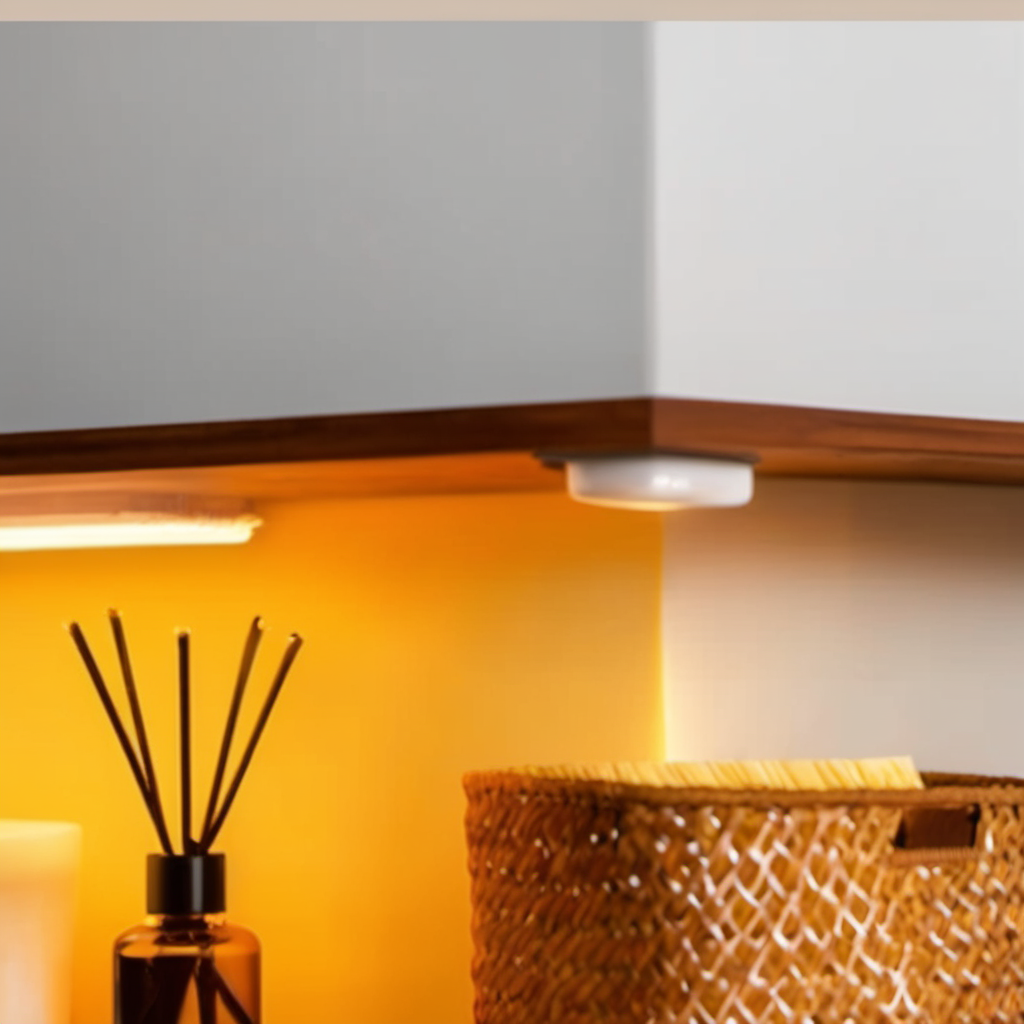 Cozy Haven lifestyle image for Cozy Haven Corner Storage Shelf - Wall Mounted Display Stand for Bedroom