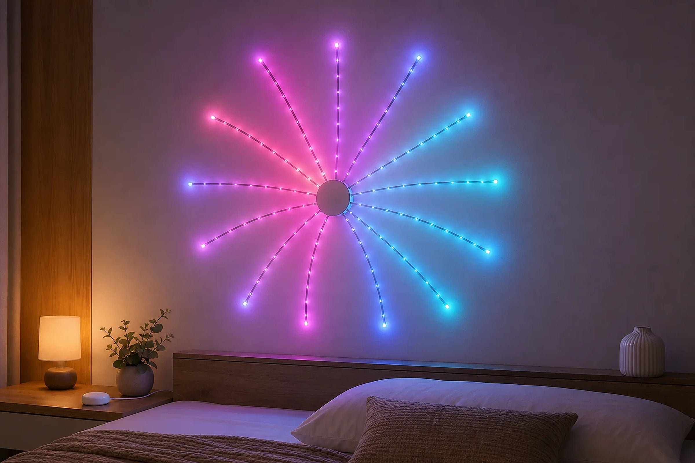 Cozy Haven RGBIC Firework LED Strip Light lifestyle image 3