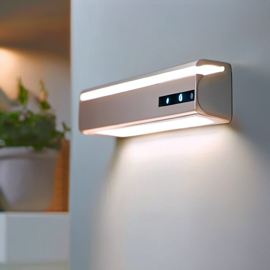 Cozy Haven lifestyle image for Cozy Haven LED Motion Sensor Light - Wireless USB Under Cabinet Light Kitchen Bedroom Lighting - 10051905487134 entryway accent