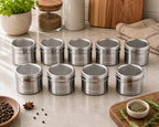 Cozy Haven Magnetic Spice Jar Set styled kitchen view 2