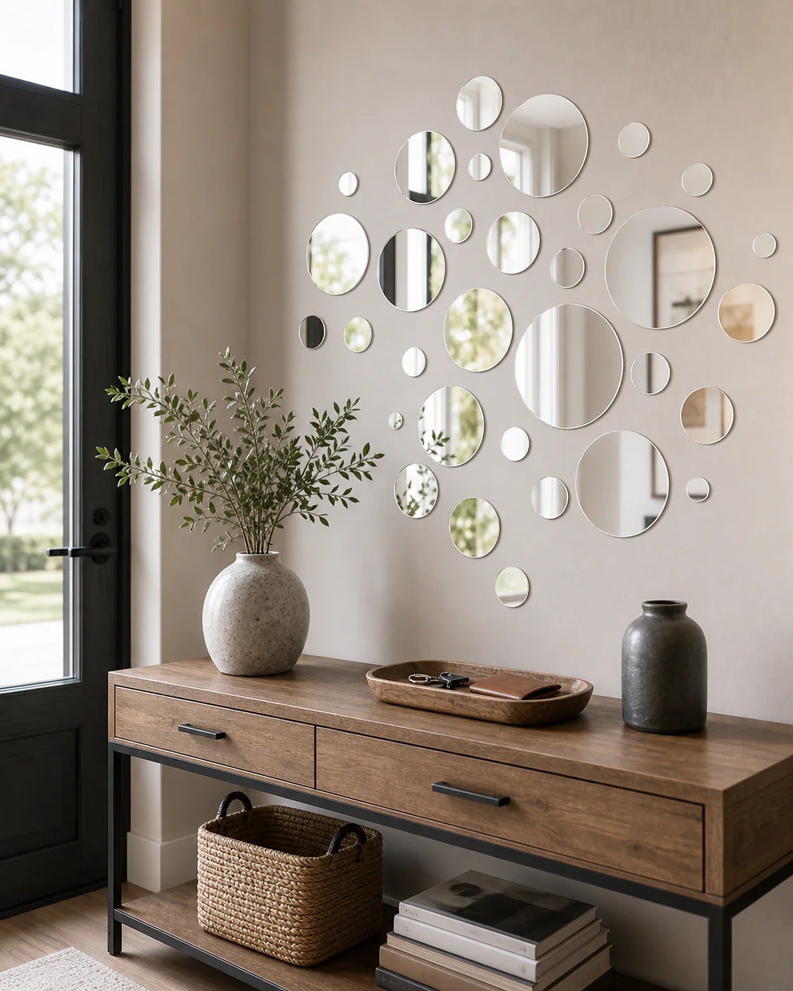Cozy Haven Acrylic Mirror Wall Sticker Collection lifestyle image 5
