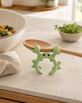 Cozy Haven silicone crab utensil rest and pot clip - Green