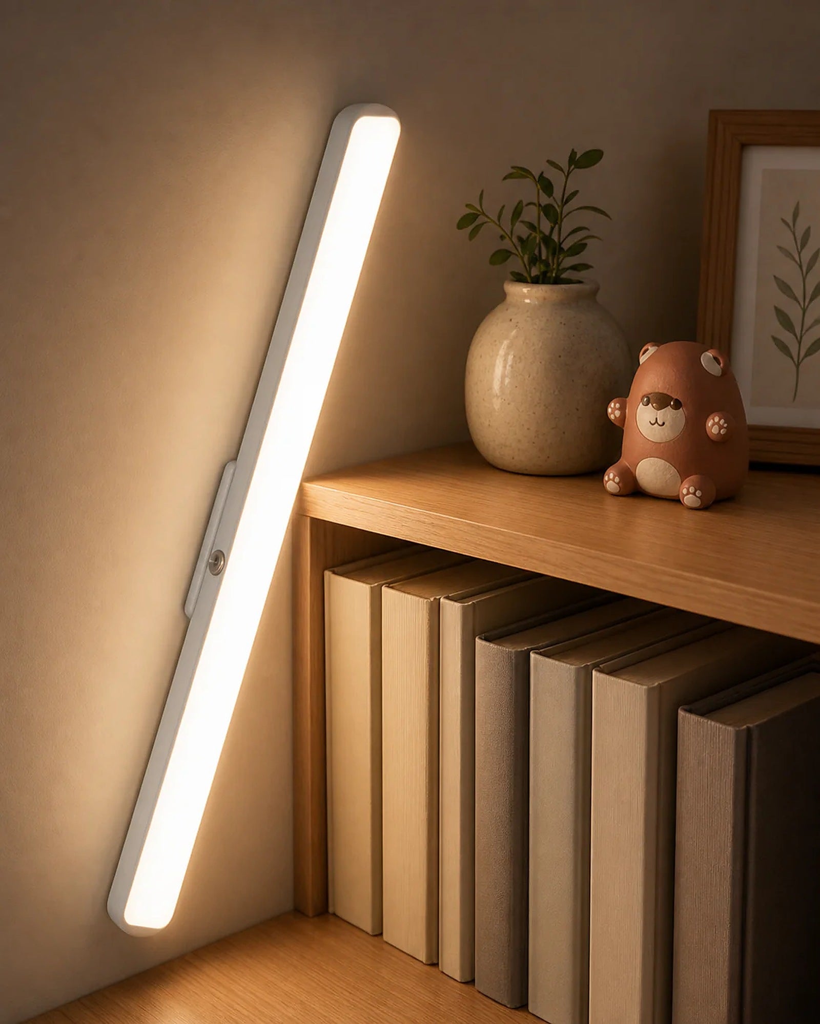 Cozy Haven Rechargeable Magnetic LED Light Bar styled lighting view 2