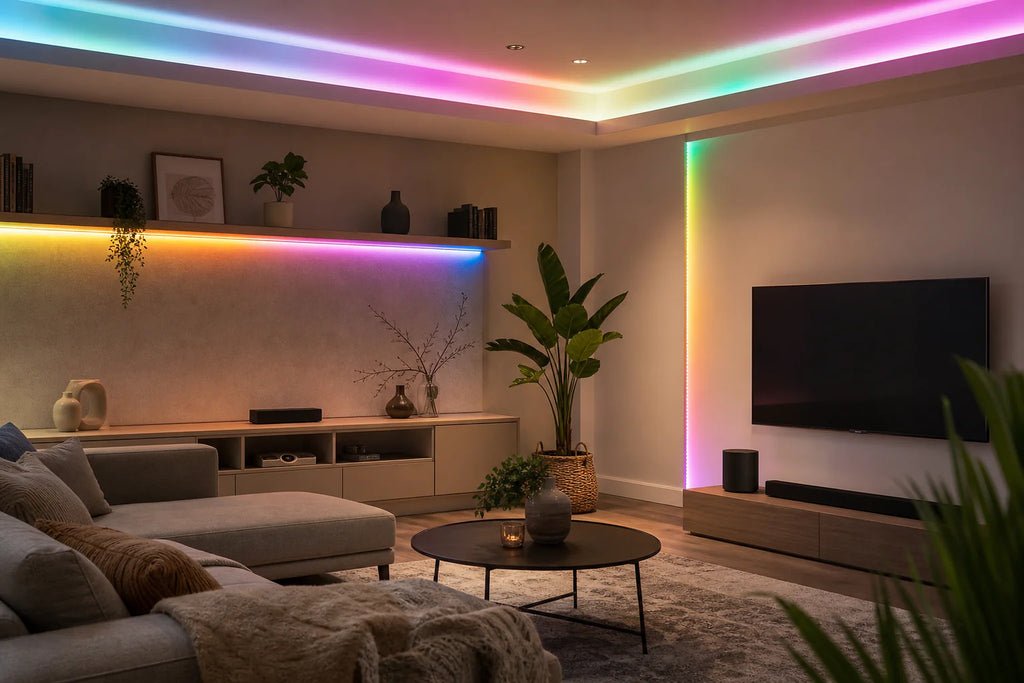 Cozy Haven Smart WiFi RGBIC LED Strip Lights lifestyle image 9 for EU Plug / 15 m