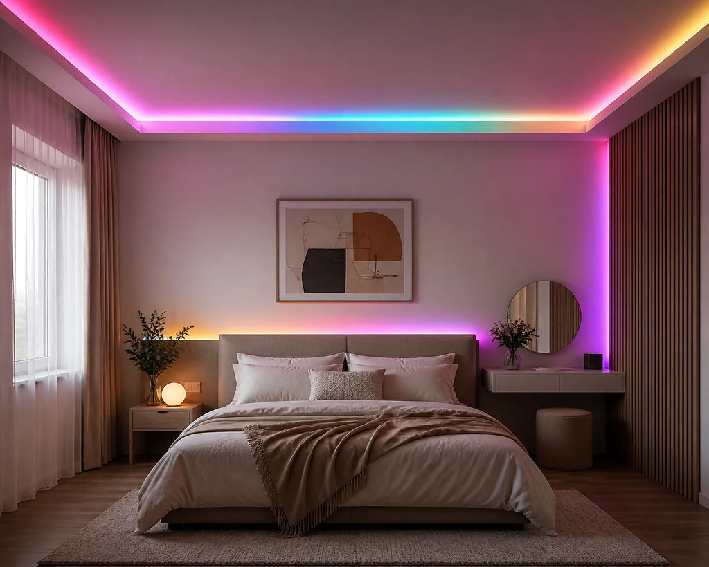 Cozy Haven Smart WiFi RGBIC LED Strip Lights lifestyle image 10 for EU Plug / 20 m