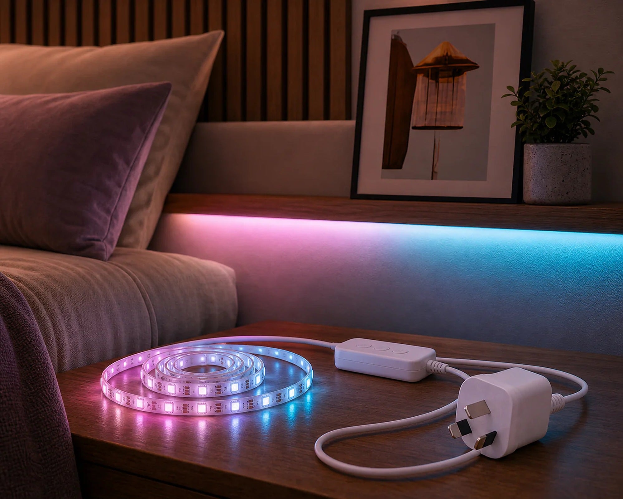 Cozy Haven Smart WiFi RGBIC LED Strip Lights lifestyle image 23 for AU Plug / 3 m