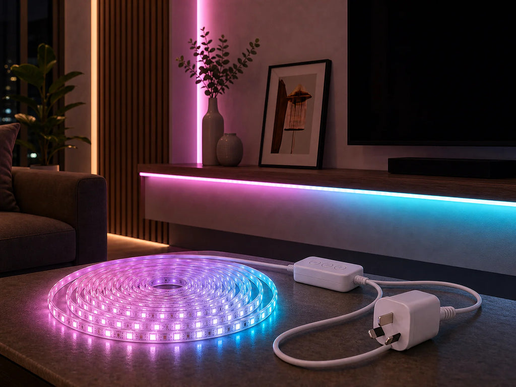 Cozy Haven Smart WiFi RGBIC LED Strip Lights lifestyle image 25 for AU Plug / 10 m