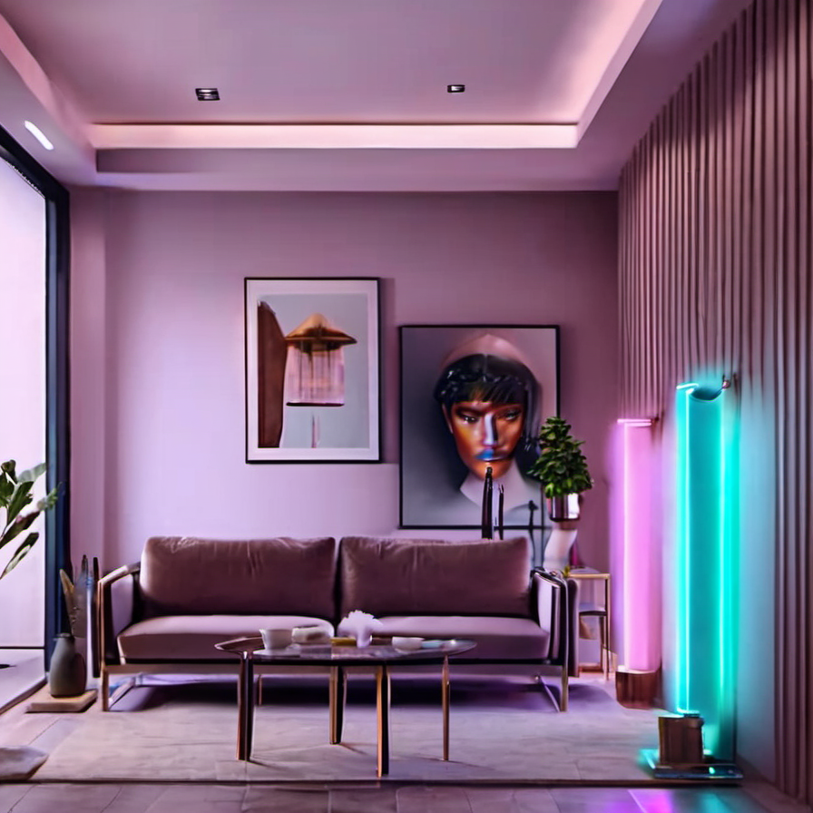 Cozy Haven lifestyle image for Cozy Haven Smart WiFi LED Strip Lights - App Control RGBIC Flexible Tape - Alexa Compatible