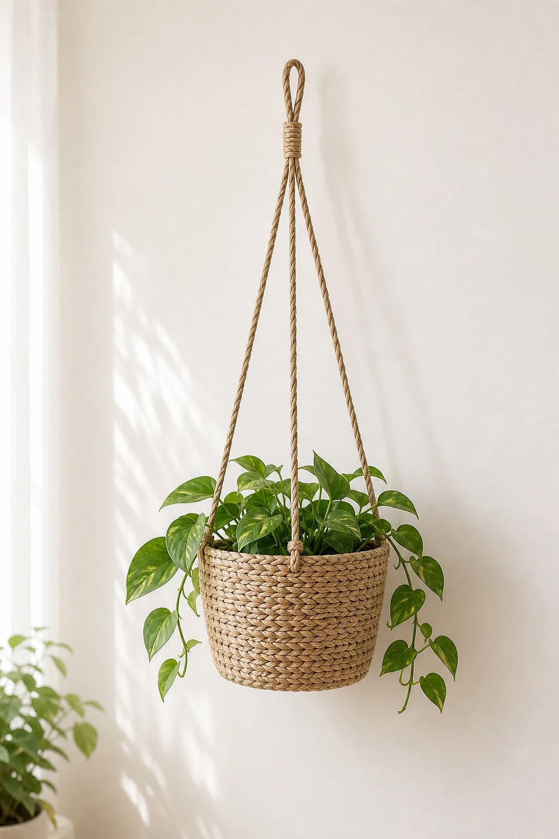 Woven Hanging Plant Basket