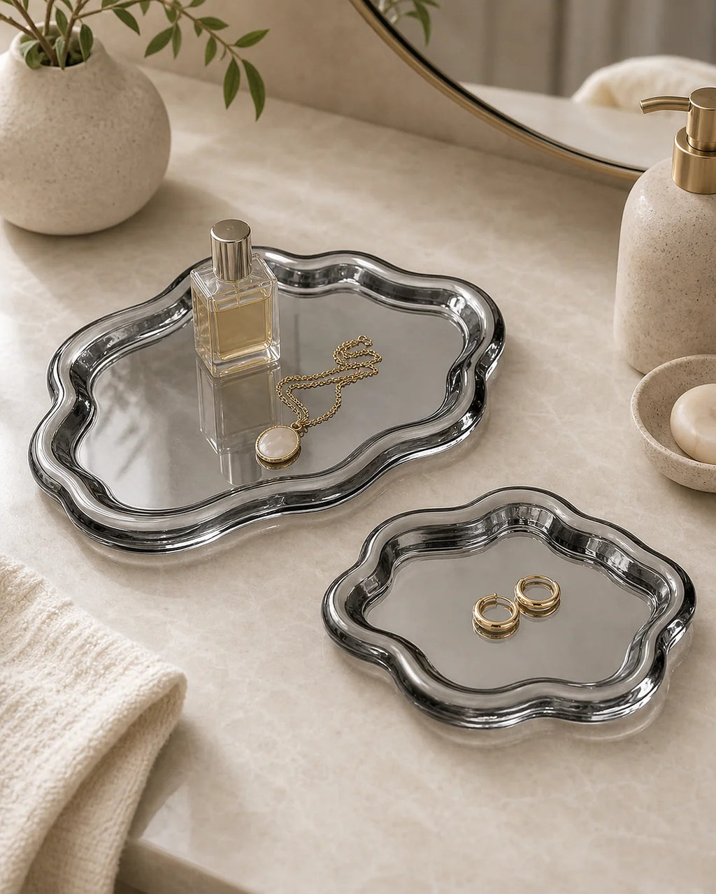 Cozy Haven Cloud Decorative Tray Collection lifestyle image 2