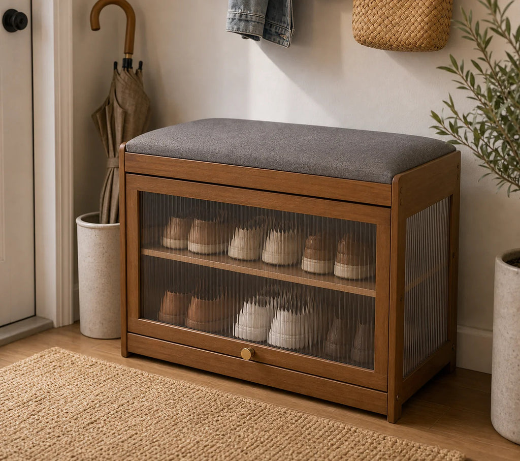 Cozy Haven 2-Tier Narrow Shoe Rack Bench lifestyle image 1