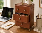 Cozy Haven Wooden Desktop Drawer Organizer Cabinet organized storage view 2
