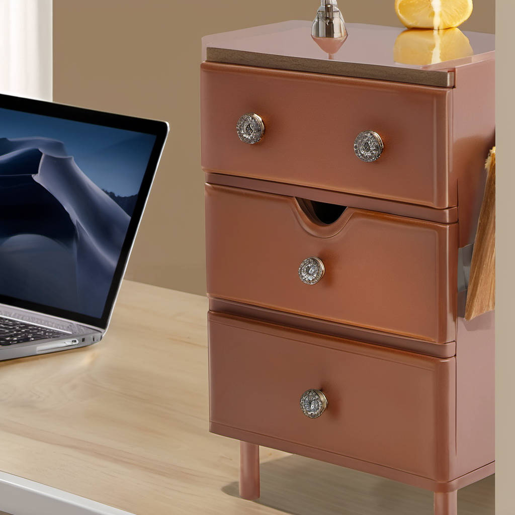 Cozy Haven branded lifestyle image for Cozy Haven 2-Tier Desktop Drawer Organizer