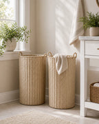 Cozy Haven Slim Laundry Basket Hamper with Removable Bag organized storage view 4