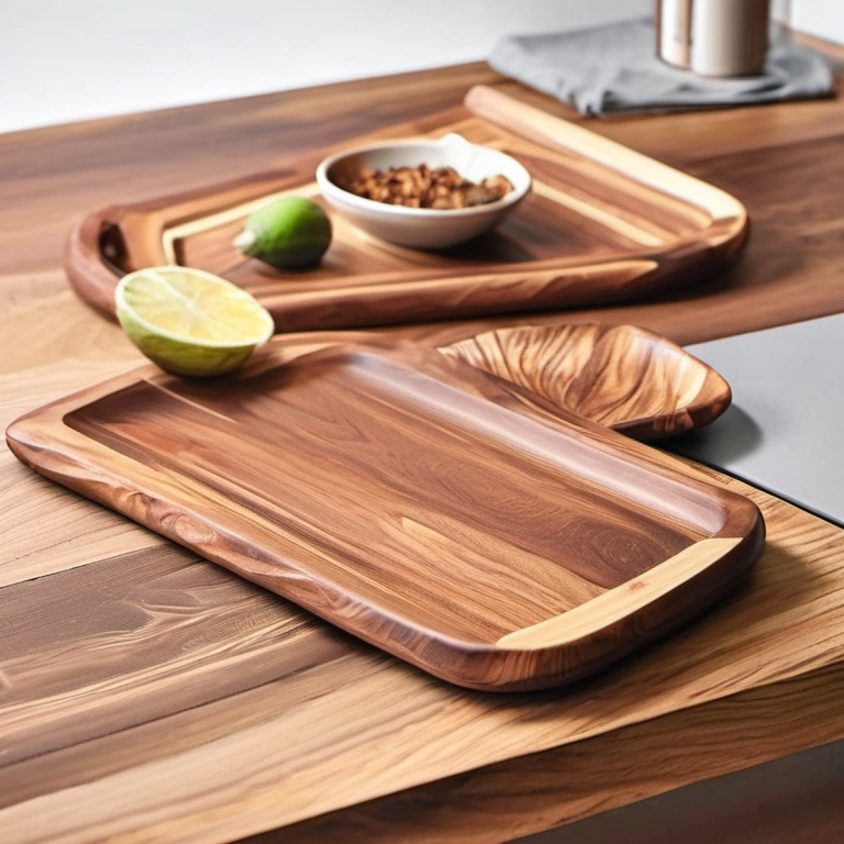 Cozy Haven lived in scene lifestyle image for Cozy Haven Acacia Serving Board Set