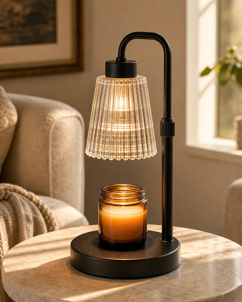 Cozy Haven Dimmable Candle Warmer Lamp lifestyle image 5