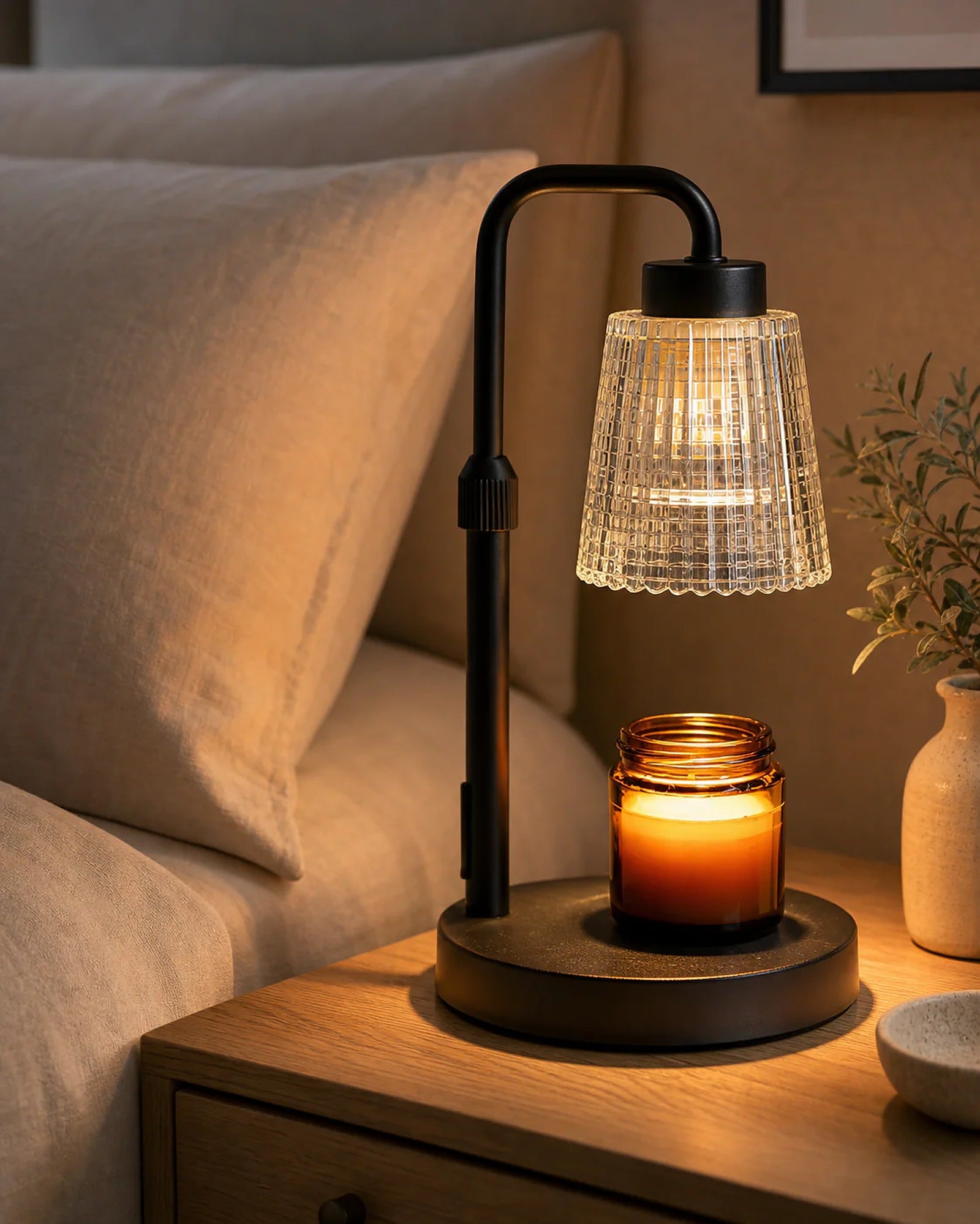 Cozy Haven Dimmable Candle Warmer Lamp lifestyle image 6