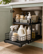 Cozy Haven Sliding Under Sink Organizer styled kitchen view 5