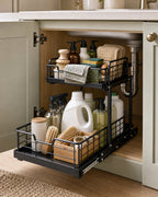 Cozy Haven Sliding Under Sink Organizer styled kitchen view 6