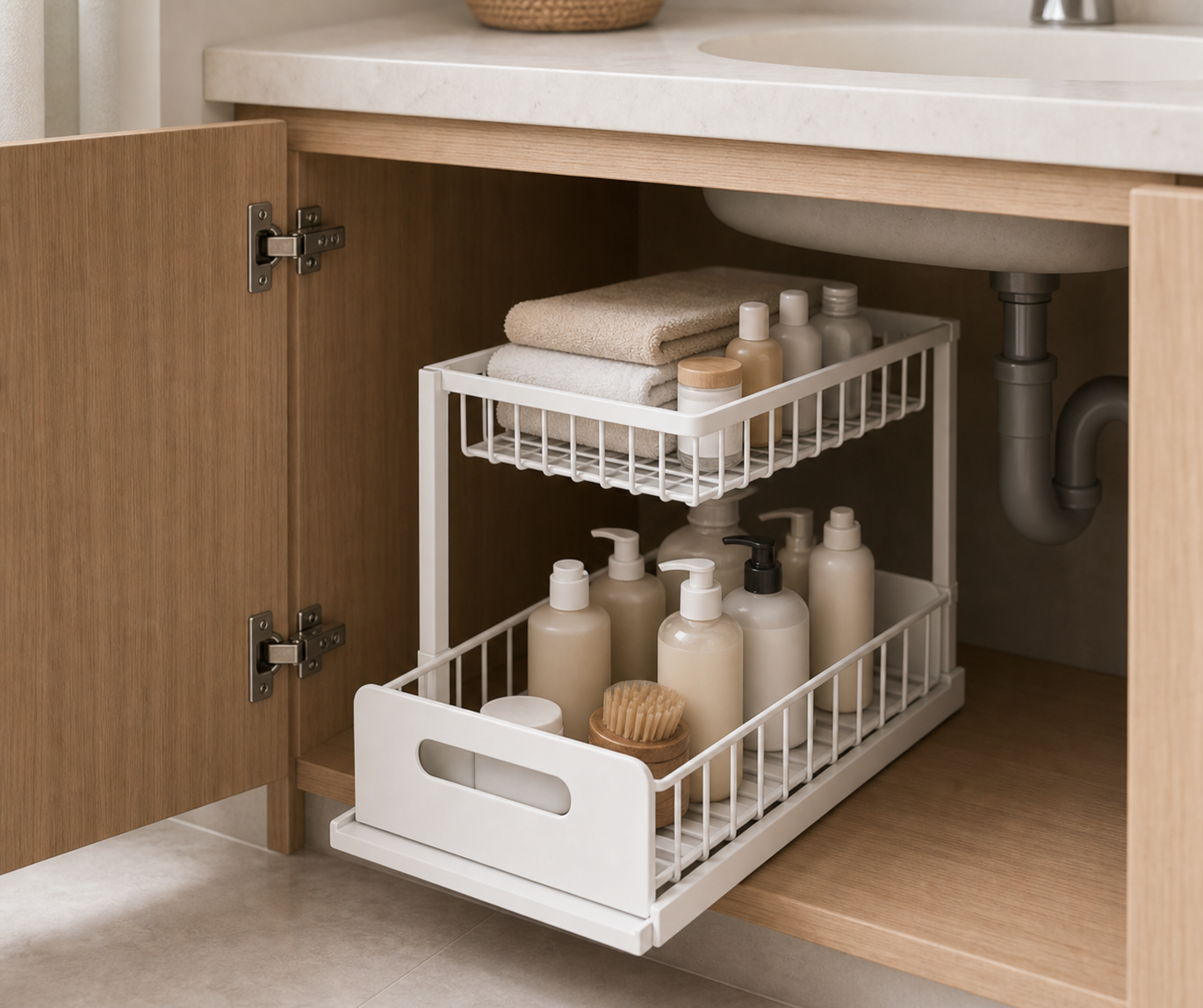 Cozy Haven stackable under sink organizer