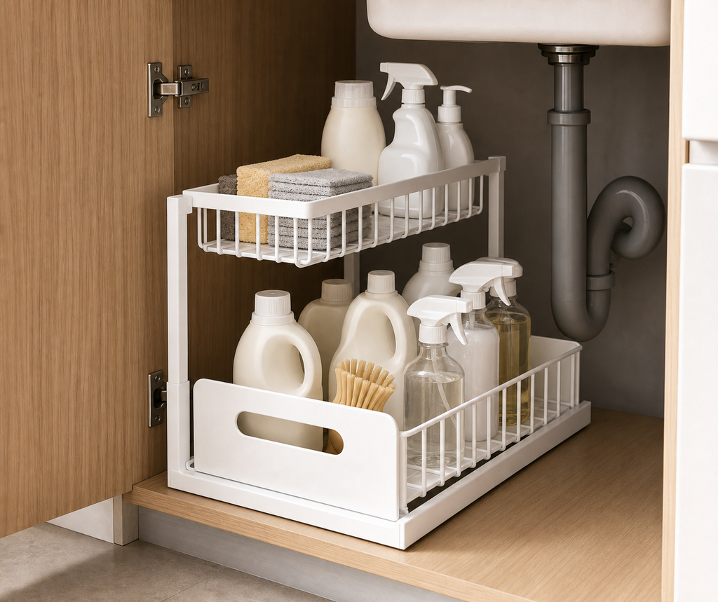 Cozy Haven stackable under sink organizer