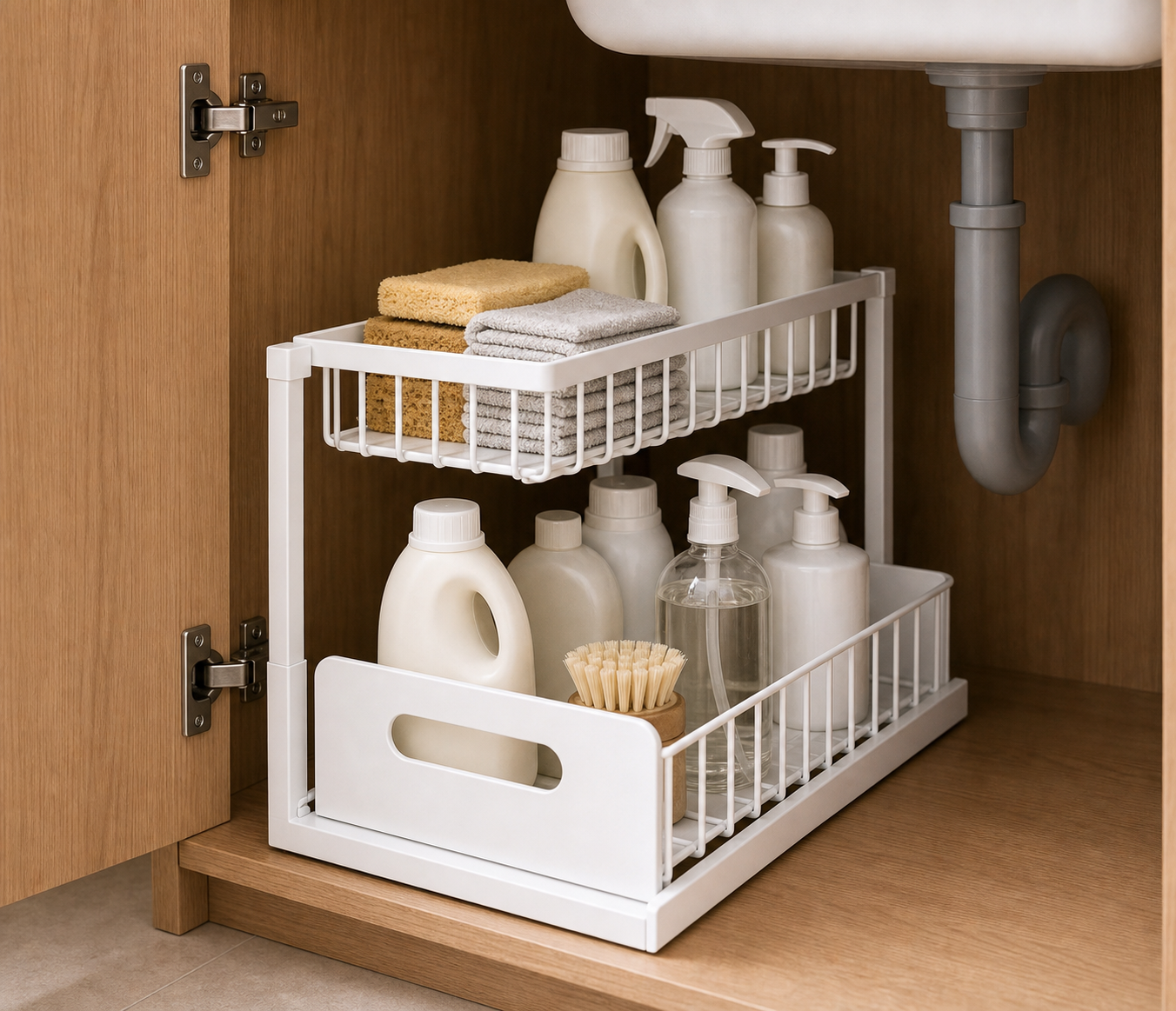 Cozy Haven stackable under sink organizer