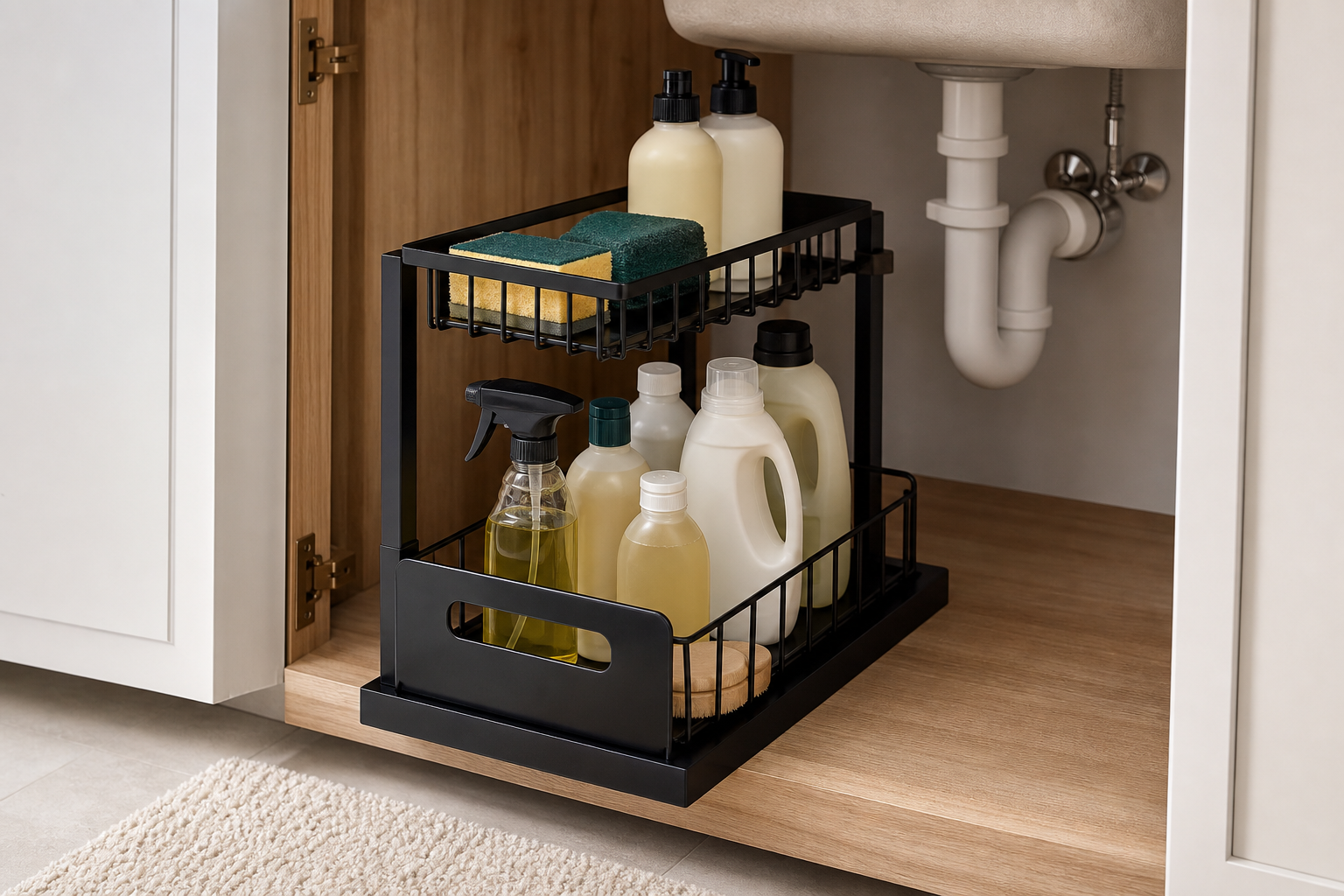 Cozy Haven stackable under sink organizer