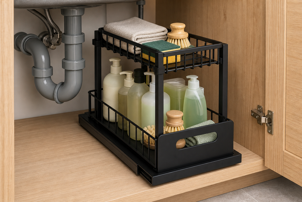Cozy Haven stackable under sink organizer